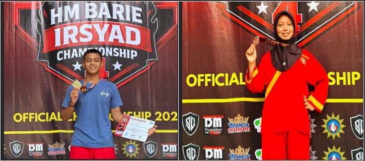 Dua Murid MTsN 6 Kulon Progo Ukir Prestasi Dalam Kejuaraan Tapak Suci HM Barie Irsyad Championship 